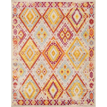 Pasargad Home 4 x 6 ft Aldora Design Power Loom Area Rug Beige PD474A 4x6